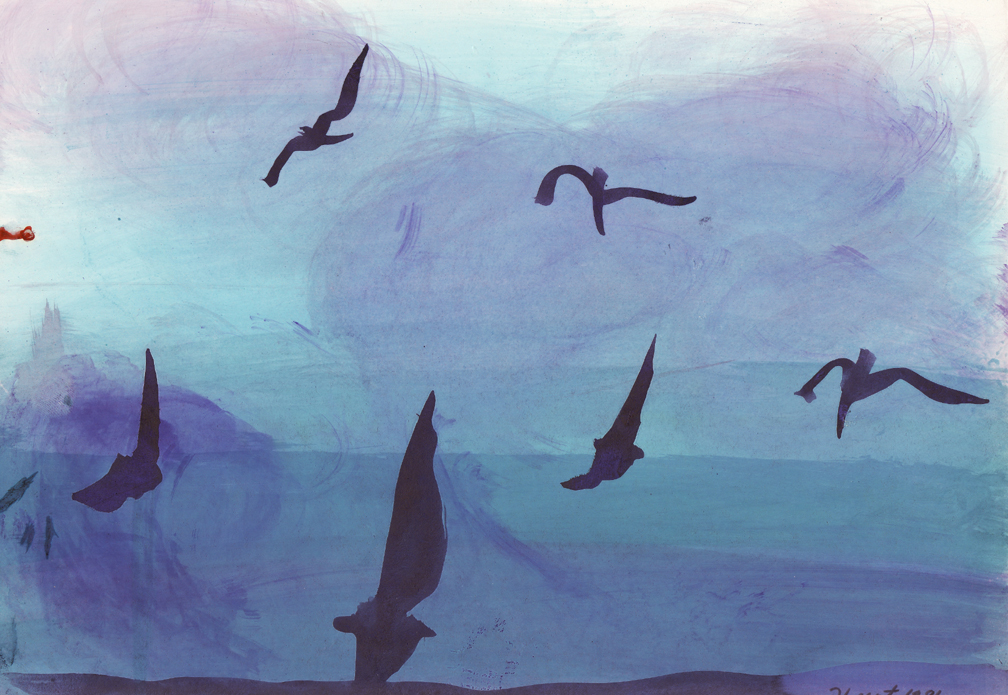 A voile d'oiseau