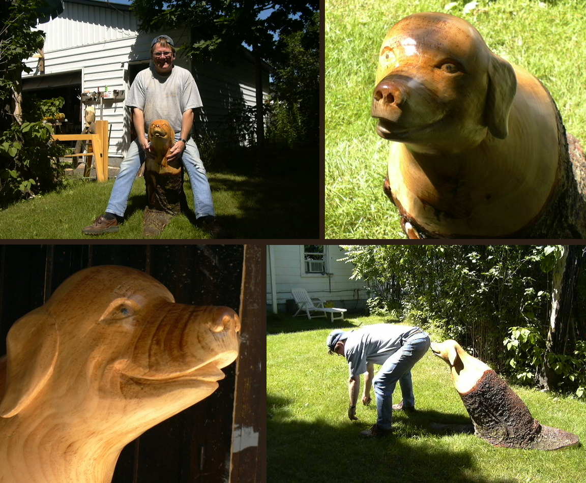 Sculptures sur bois